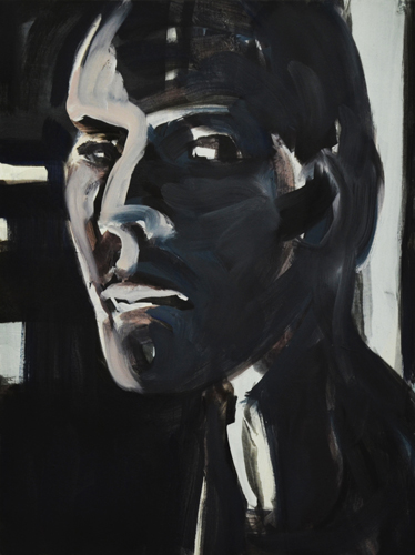 Kopf . 2008- 15 Öl auf LW . 40 x 30 cm