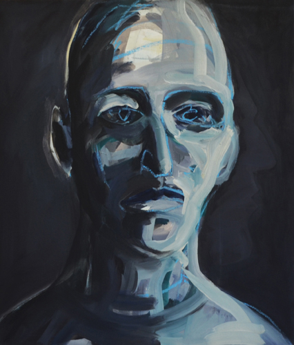 Kopf 2011-15 Öl auf LW . 70 x 60 cm