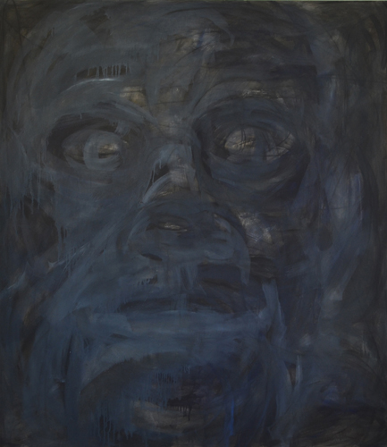 Kopf . 2015 Öl auf LW . 160 x 140 cm