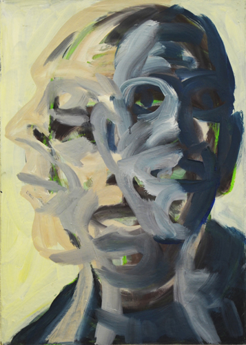 Drei . 2011-15 Öl auf Holz . 70 x 60 cm
