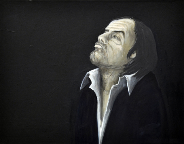 Alter Mann . 2002 Öl auf LW . 70 x 90 cm