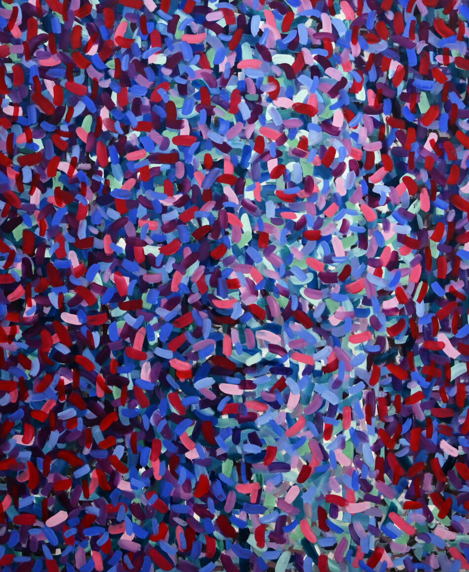 Who am I - Head blue red . 2026
Öl auf LW . 180 x 150 cm