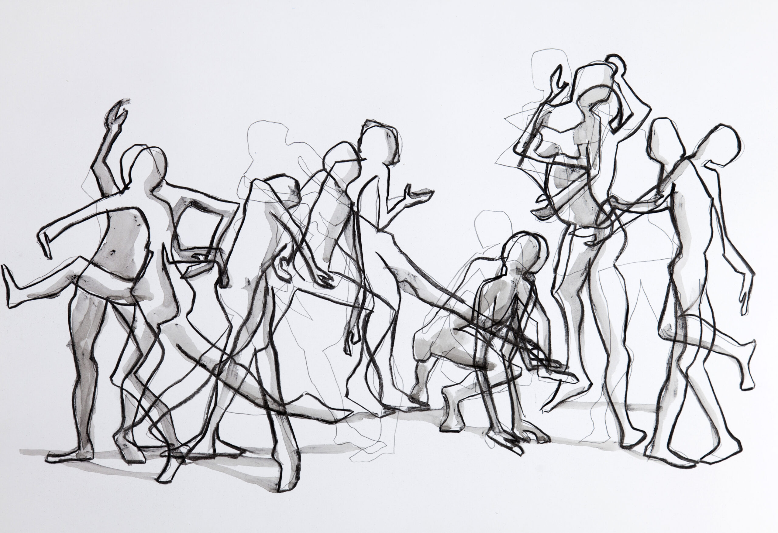 Tanz IV 2012 44 x 64 cm